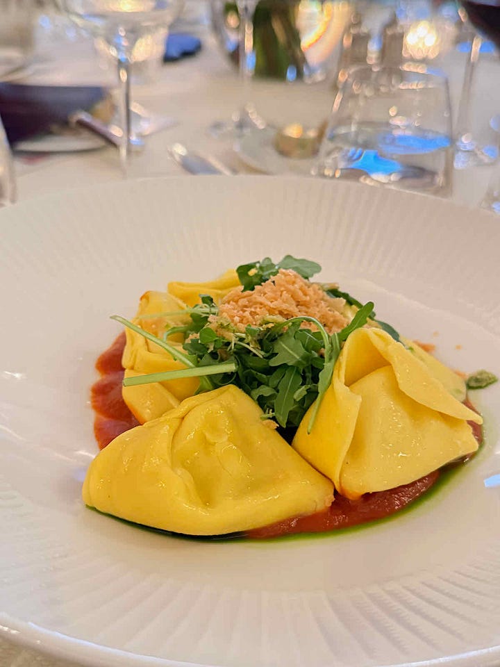 Two dishes featuring tomatoes