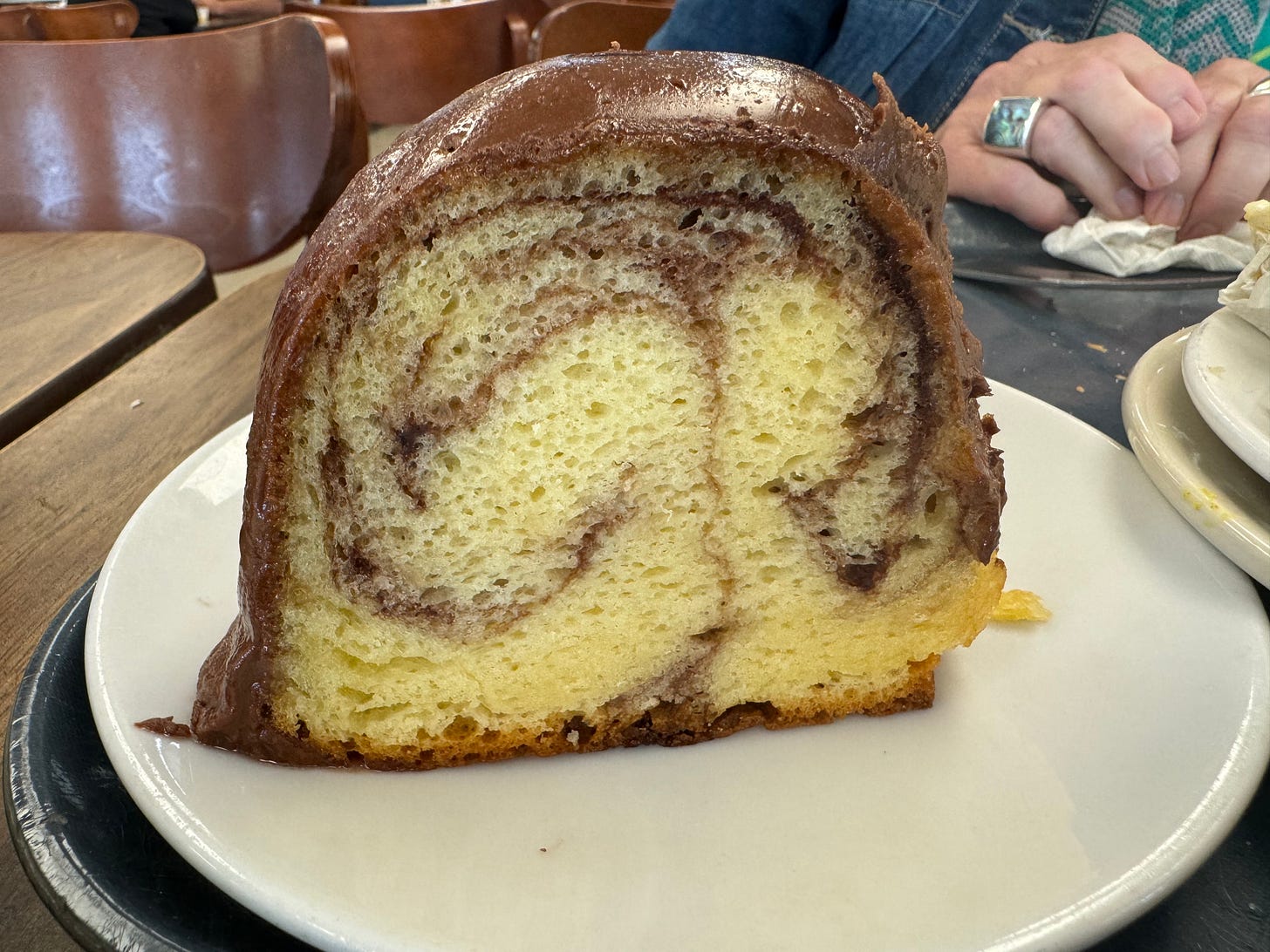 Marble-cake federalism: The federal government is the chocolate—it might appear to just be a thin layer on top, but it’s actually deeply woven through the core. Marble-cake federalism: The federal government is the chocolate—it might appear to just be a thin layer on top, but it’s actually deeply woven through the core.