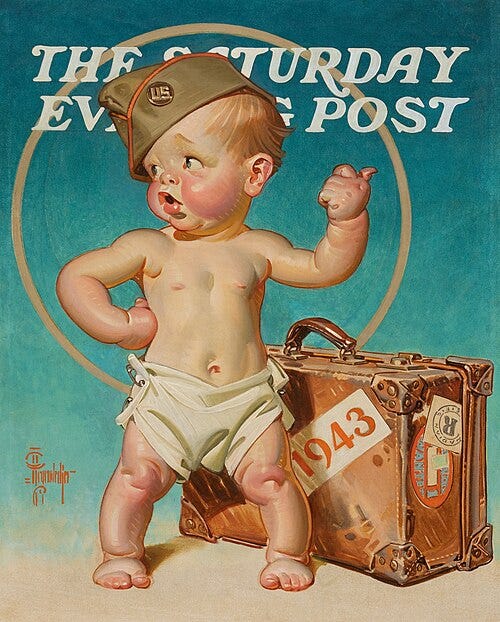 File:Saturday Evening Post 1943 Unpublished (Leyendecker).jpg