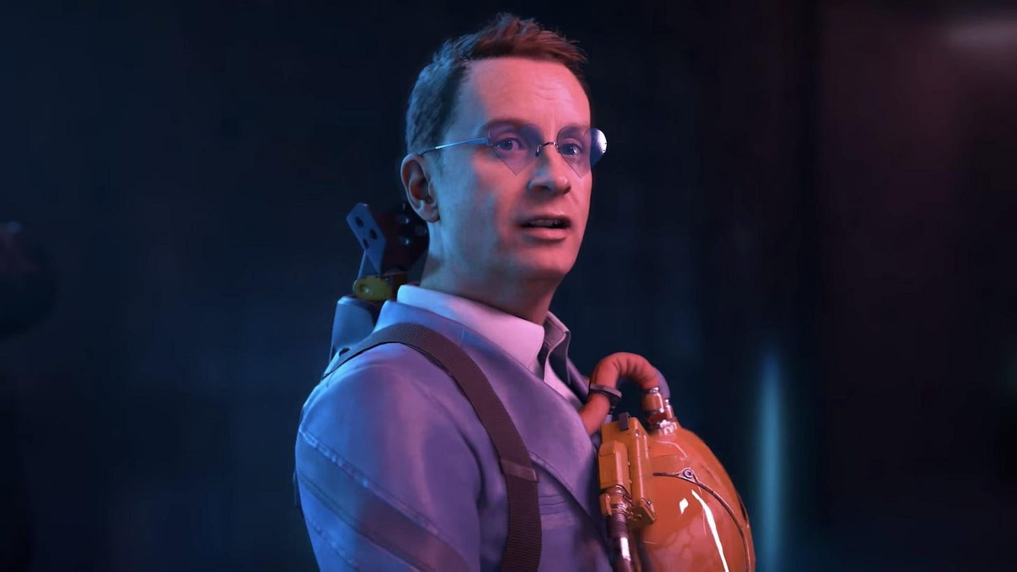 Novo visual do Heartman, e ele está com essa porra toda : r/DeathStranding