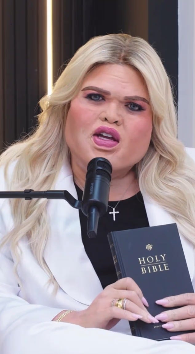 Druski dresses up as Erika Kirk