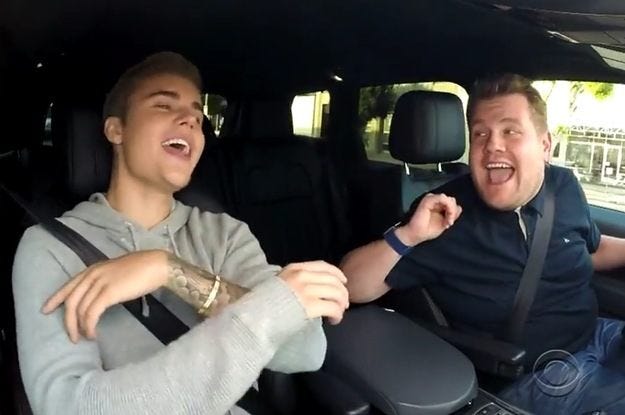 carpool karaoke 2016 carpool karaoke 2016