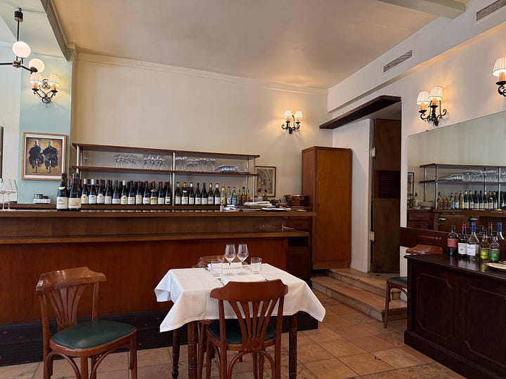 Dining room at Alt restaurant in Paris