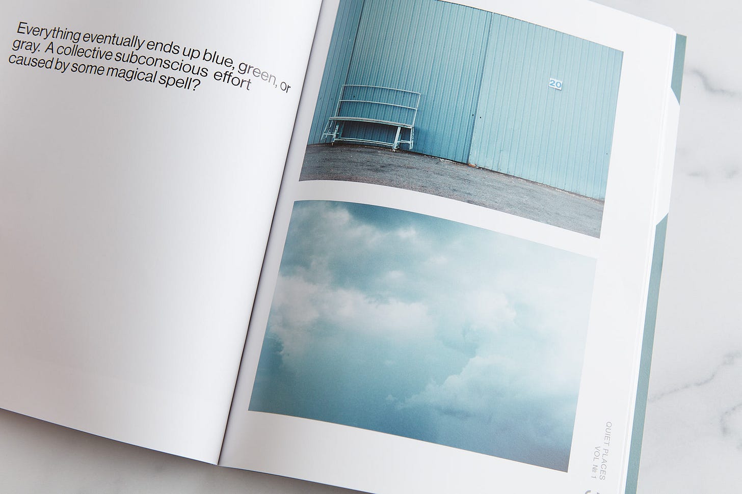 Photo zine image organization