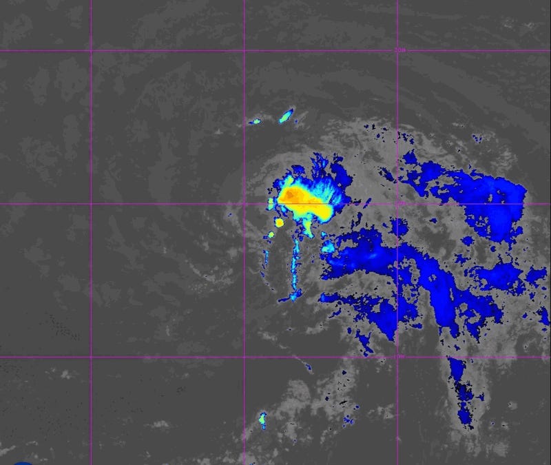 Tropical Storm Dolly Forms in the Central Atlantic, Forecast to Unravel before Reaching the Islands