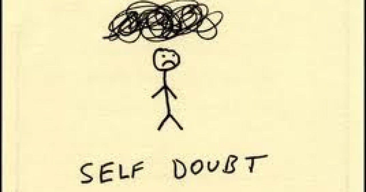 CREDITS: https://www.psychologytoday.com/nz/blog/the-legacy-distorted-love/201104/are-you-plagued-self-doubt CREDITS: https://www.psychologytoday.com/nz/blog/the-legacy-distorted-love/201104/are-you-plagued-self-doubt