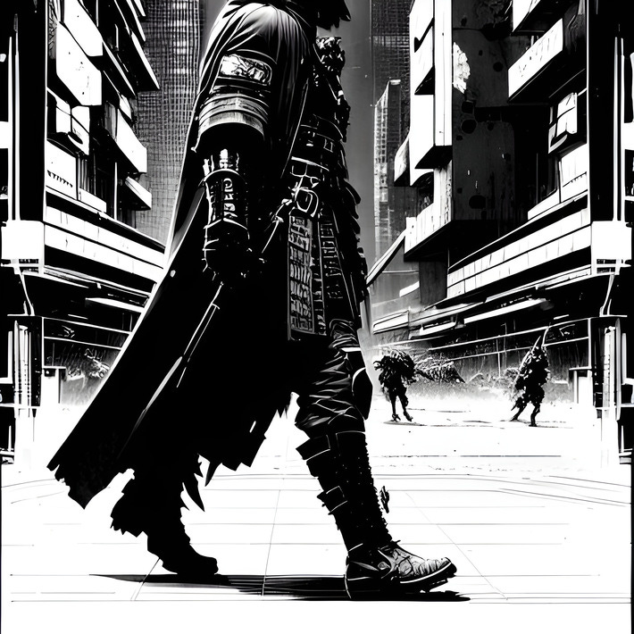 Cyberpunk Graphic Novel - and the devil died screaming