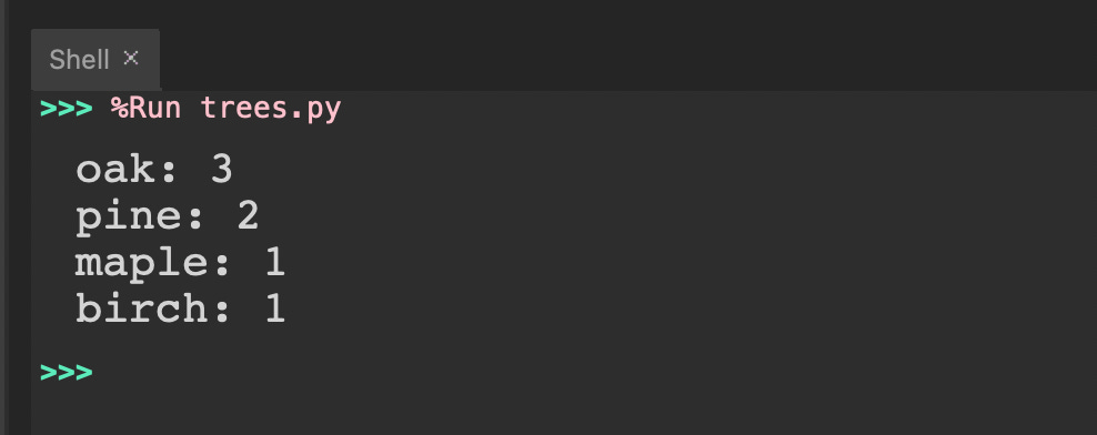 Count "Tree Species" in a Forest with Python