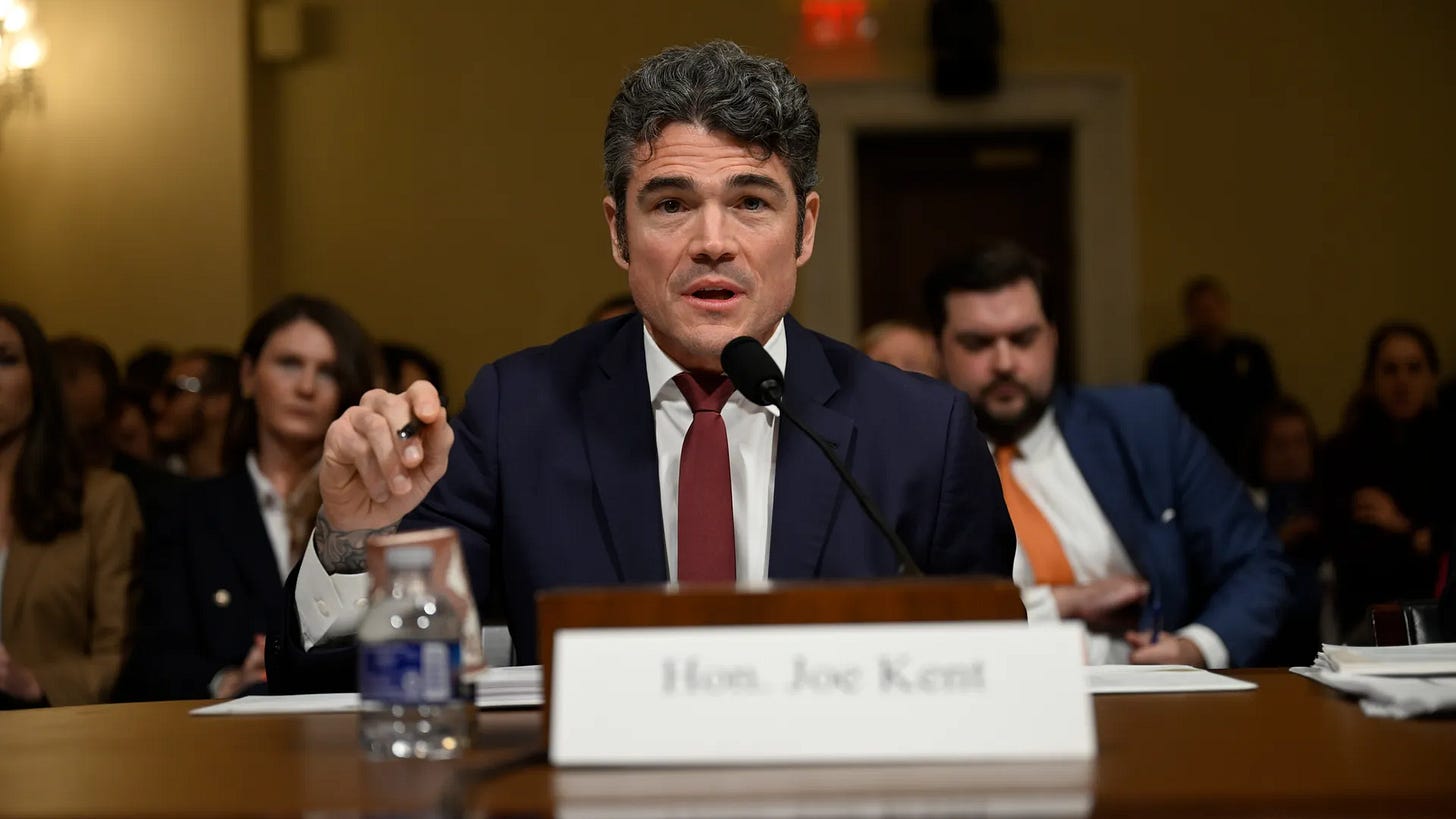 Former National Counterterrorism Center director Joe Kent testifies in front of the House Homeland Security Committee