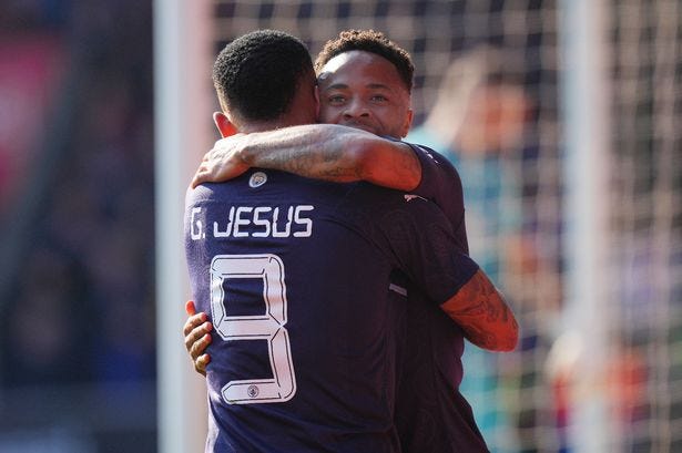 How Gabriel Jesus and Raheem Sterling compare to top six ...