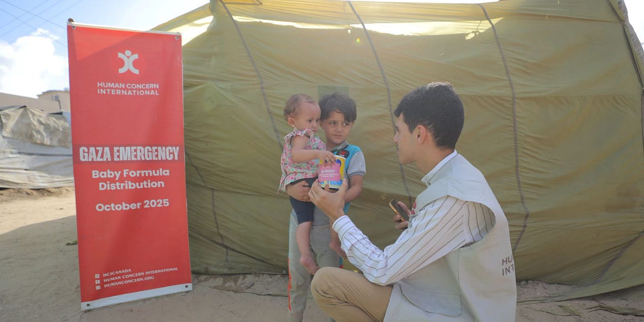🍼 New Photos of our Dear Brother Dr. Kareem Distributing Our Baby Formula in Gaza