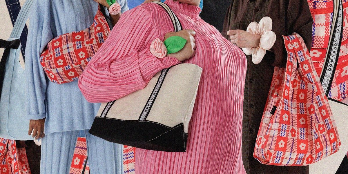 Sandy Liang Collaborates with BAGGU. - Coveteur: Inside Closets, Fashion,  Beauty, Health, and Travel