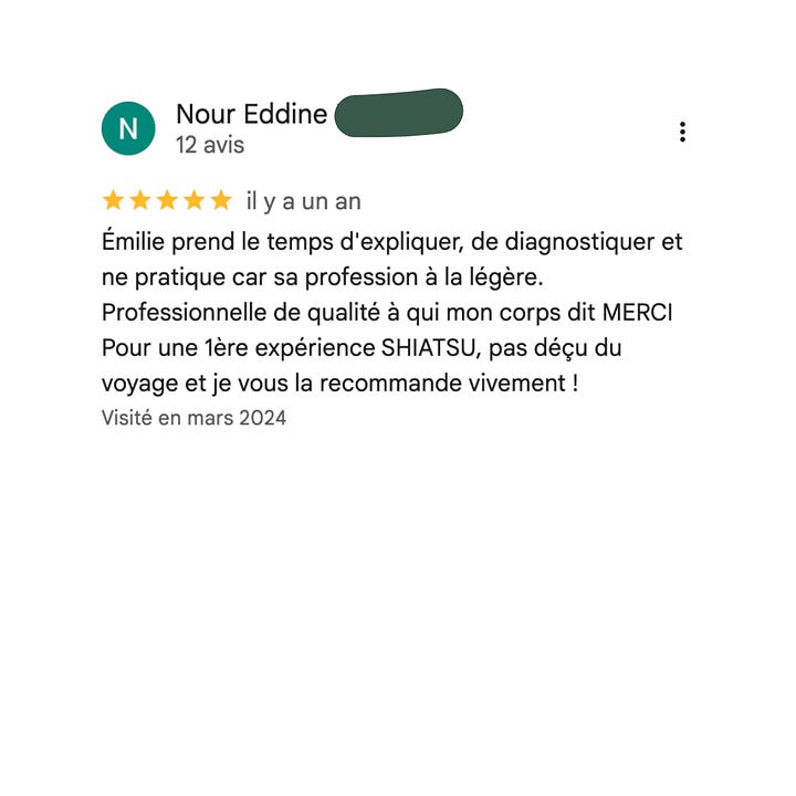 Des avis sur Emilie Thoumoux issus de Ma Pause Slow