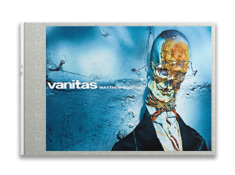[9] Vanitas, The Palermo Portraits by Matthew Rolston, monograph, front cover. Nazraeli Press, 2025