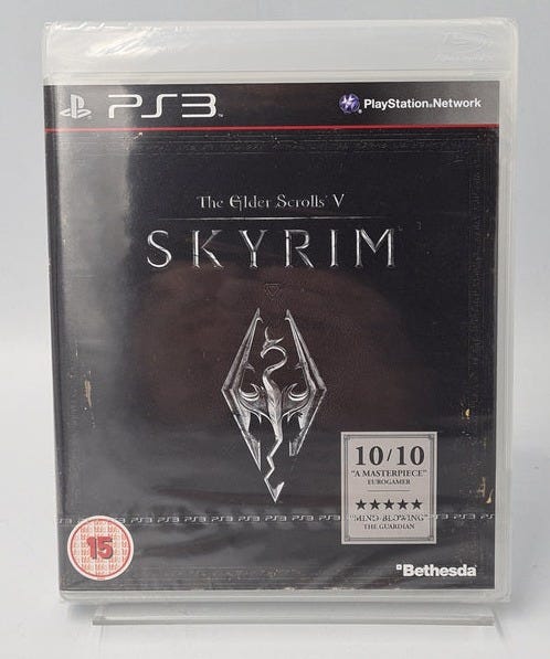 SKYRIM PS3 NEW & SEALED | CRAZY THUMBS