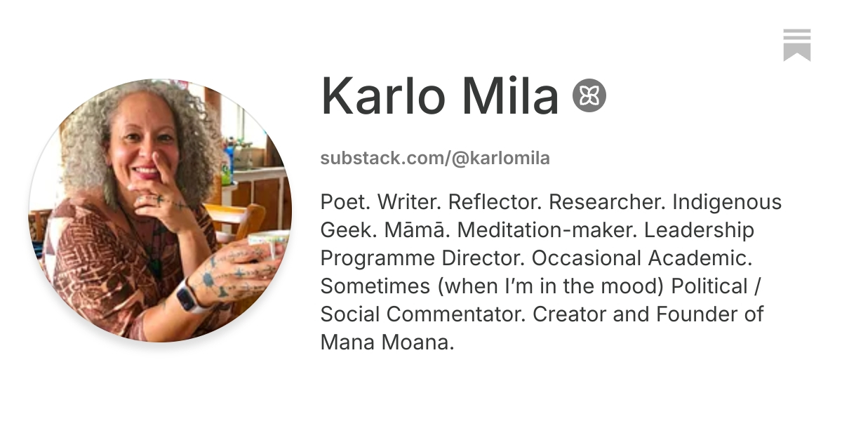 Karlo Mila | Substack