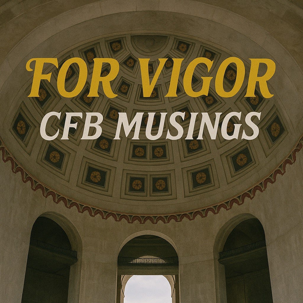 For Vigor - College Football Musings