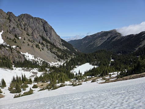 Olympic Mountains ski tour