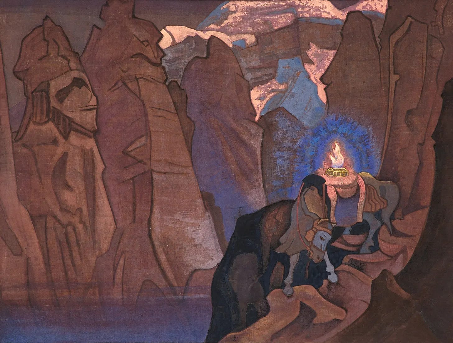 Nicolas Roerich — The Treasure of the World / Chintamani (1924)