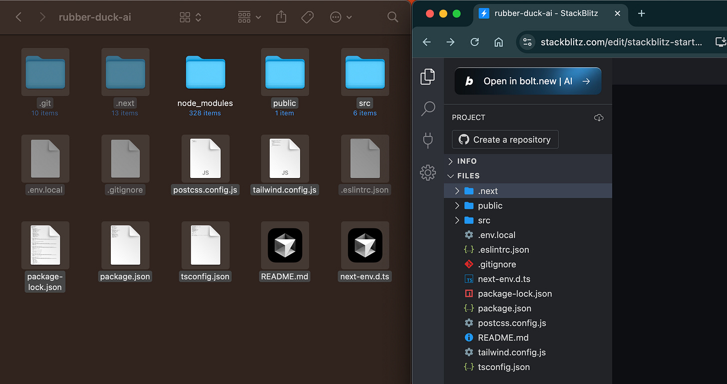 How to Import a Local Project into the BrowserBased Bolt.new
