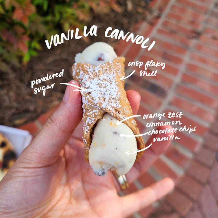 Pizzeria DiCicco Vanilla Cannoli