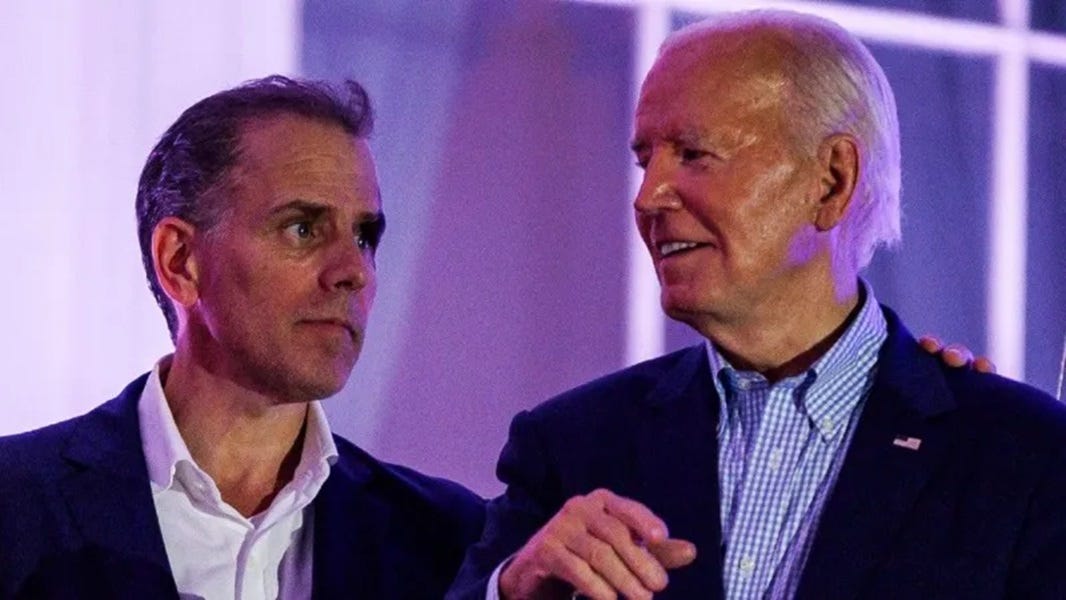 Hunter's Pardon Protects Eleven Years Of Crimes By The Biden Crime Family