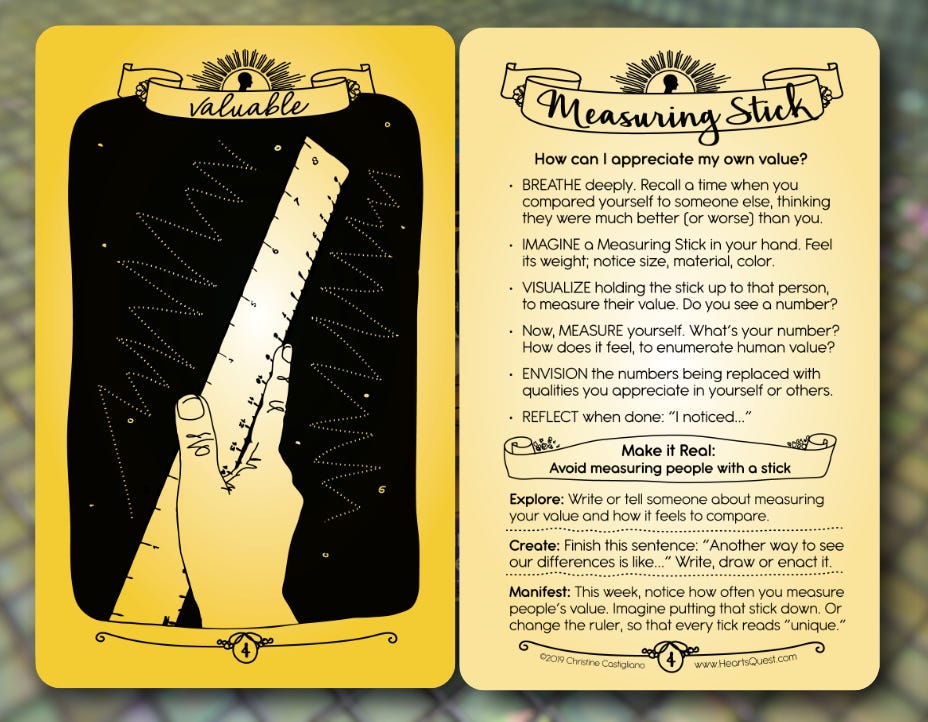 HeartsQuest creative healing tool for comparison