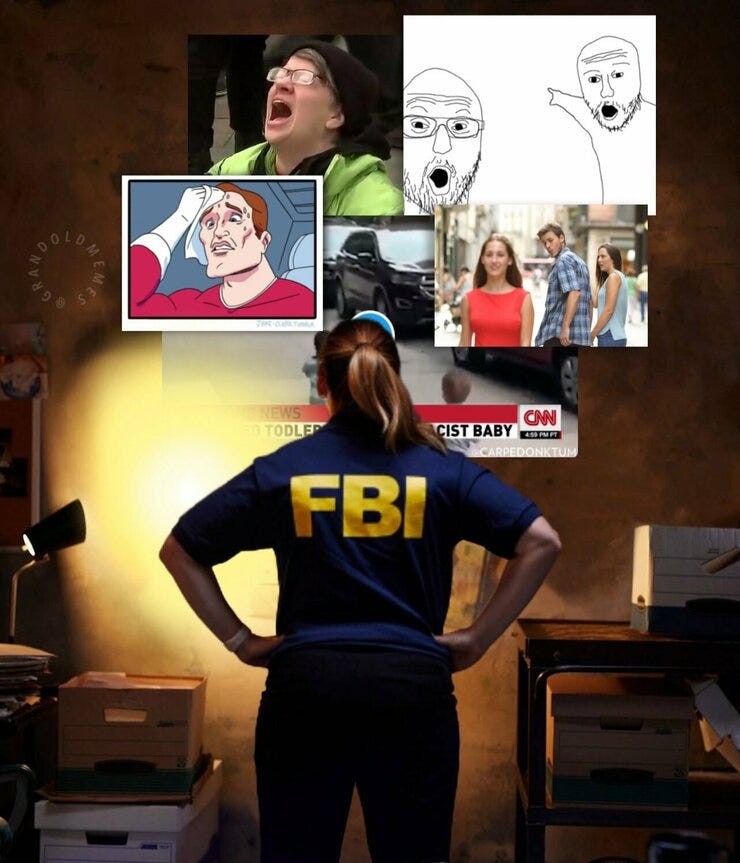 Taibbi's latest thread showed FBI agents policing jokes by small accounts