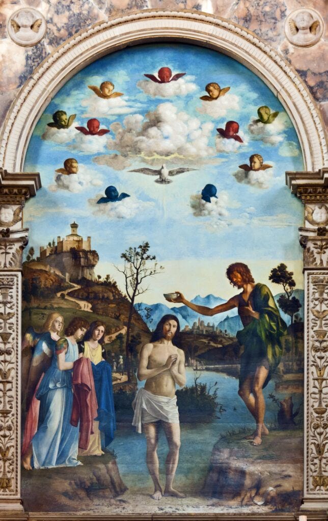 GIOVANNI BELLINI'S BAPTISM OF CHRIST