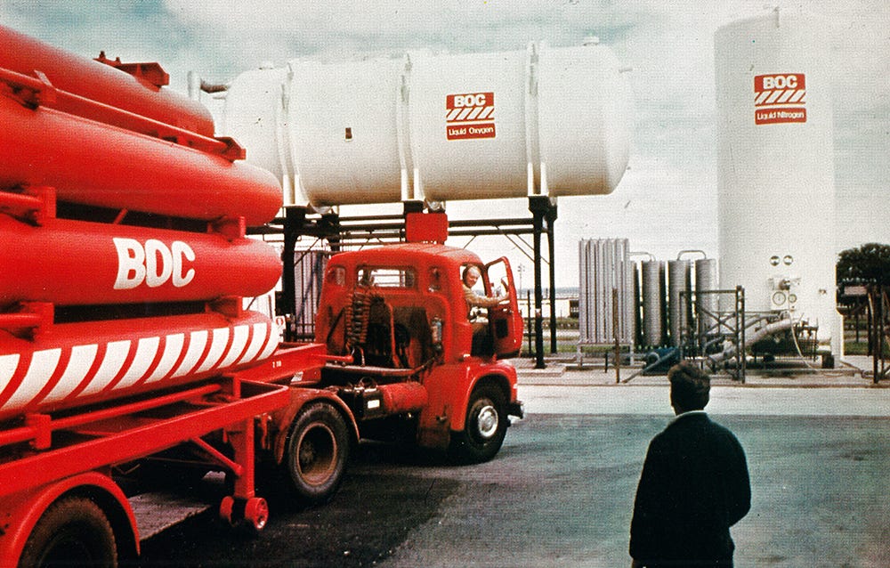 BOC, Wolff Olins logo Histories