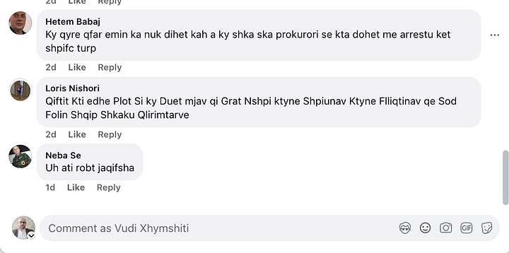 2/2: Fotografi që dokumentojnë fushatën e dhunës verbale të nxitur nga Organizata e Veteranëve të Luftës