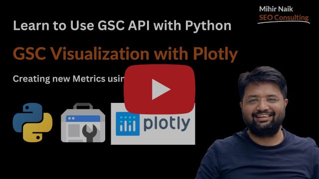 GSC Data Visualization ๐ using Plotly ๐, No of Queries & URLs by Date GSC Data Visualization ๐ using Plotly ๐, No of Queries & URLs by Date
