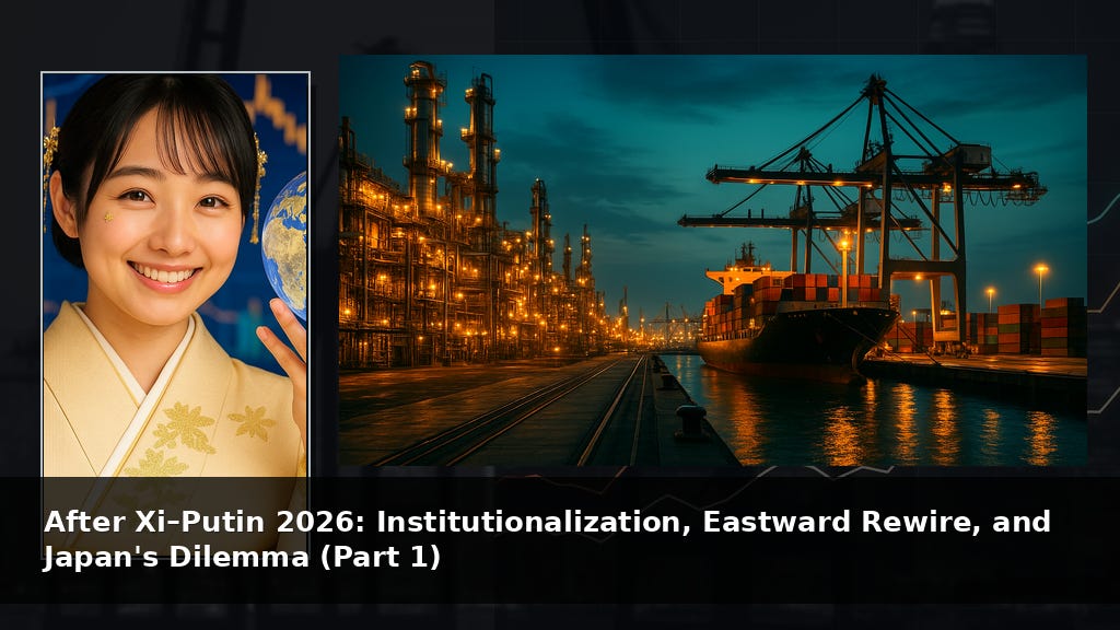 After Xi–Putin 2026: Institutionalization, Eastward Rewire, and Japan's Dilemma (Part 1)