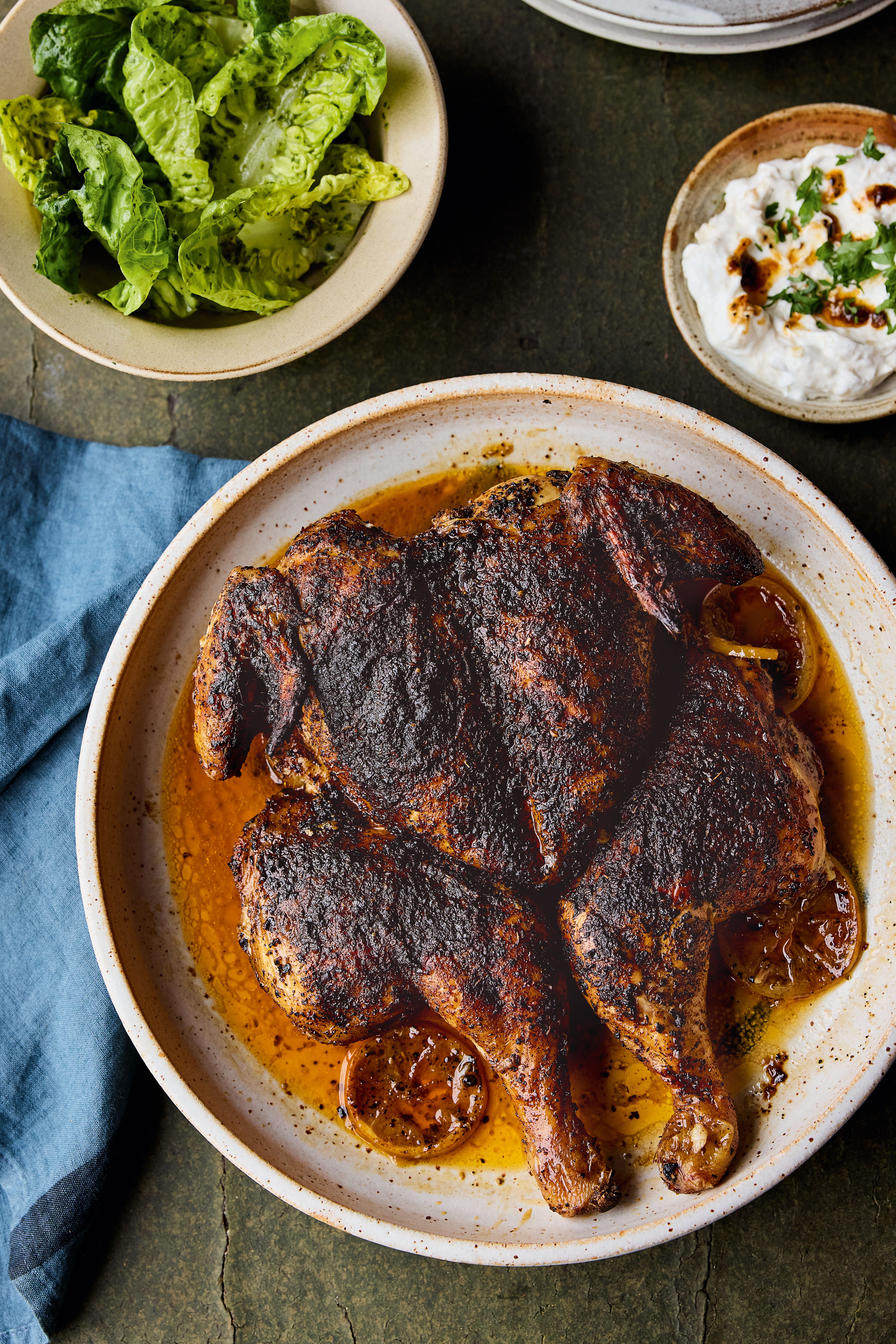 LOOMI LEMON ROAST CHICKEN - The Late Plate by Rosie Kellett