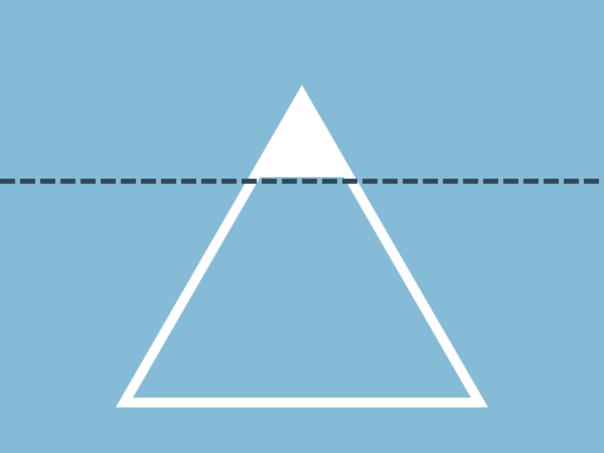 blue background with a white iceberg in the middle blue background with a white iceberg in the middle