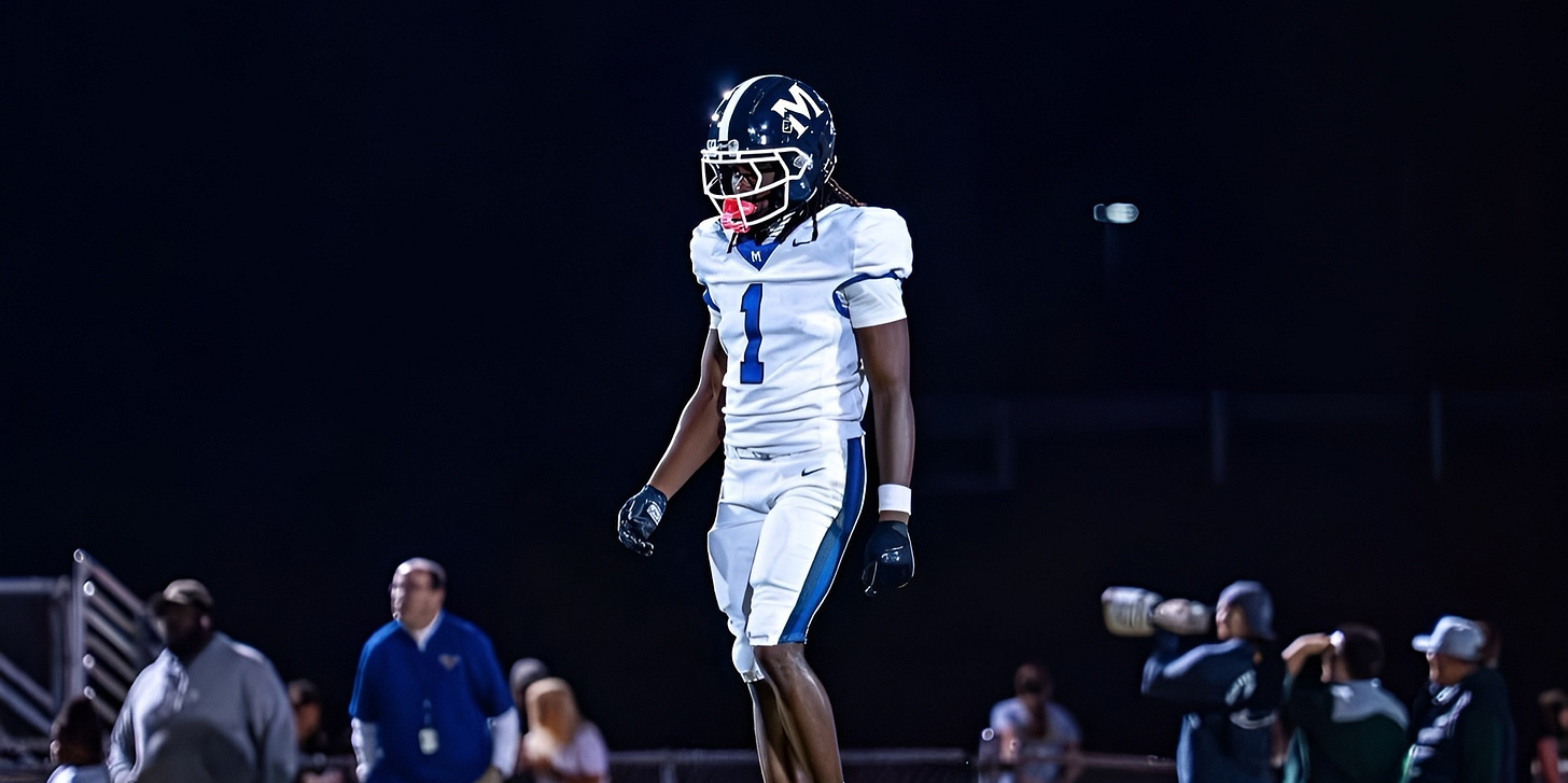 Wide receiver Keeyshawn Tabuteau, a 2026 recruit who flipped his commitment from Vanderbilt to Wisconsin. Wide receiver Keeyshawn Tabuteau, a 2026 recruit who flipped his commitment from Vanderbilt to Wisconsin.