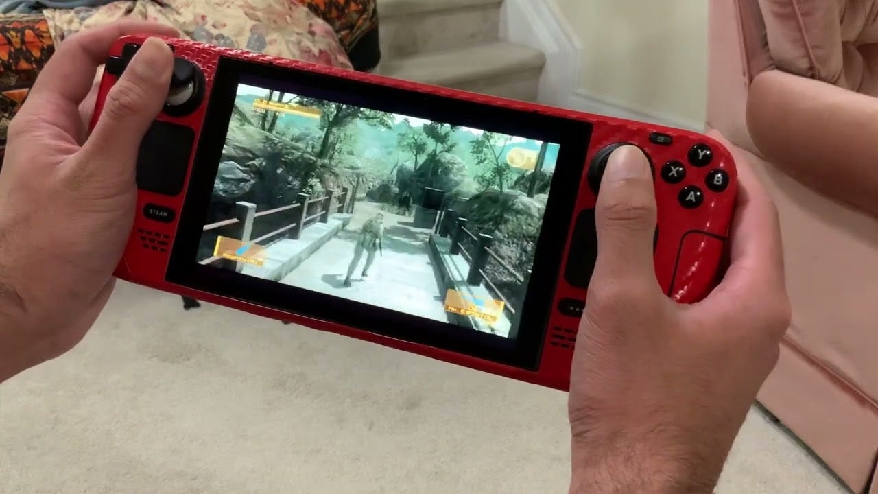 Metal Gear Solid 4 running on the Steam Deck - YouTube Metal Gear Solid 4 running on the Steam Deck - YouTube