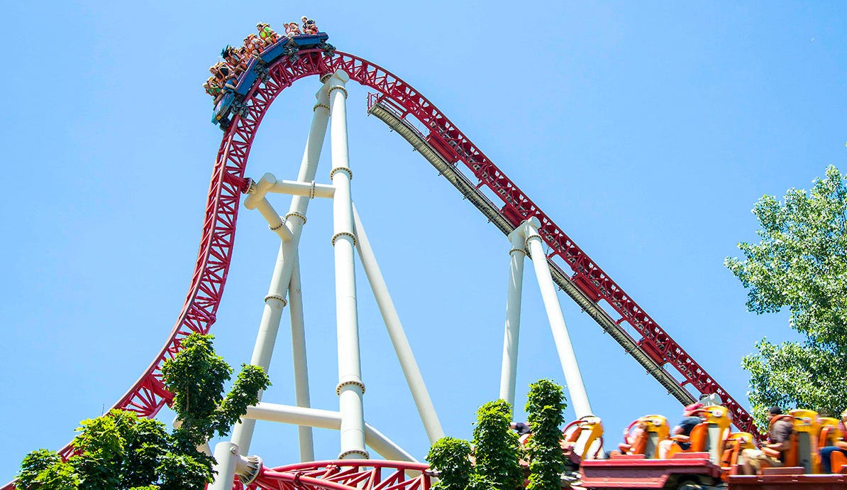 Maverick coaster at Cedar Point