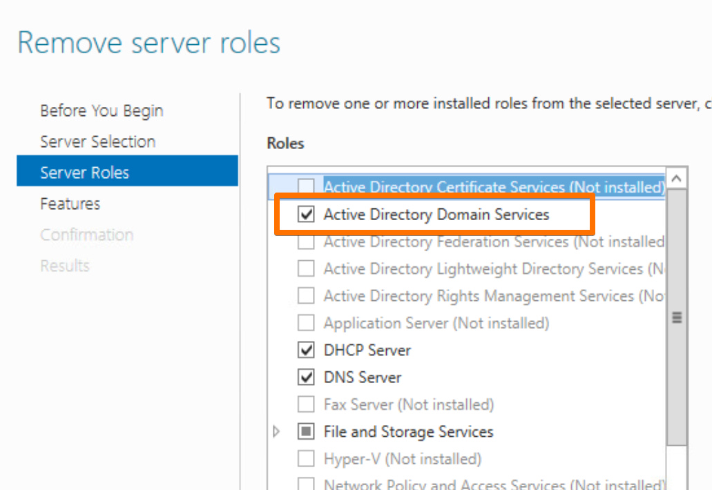 Remove Domain
