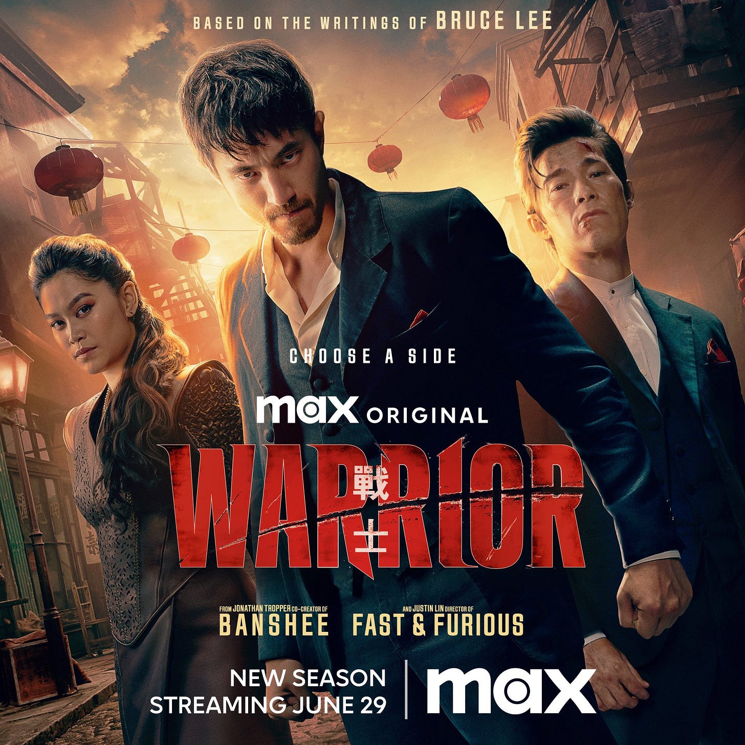 Film Updates on Twitter: "First poster for 'WARRIOR' season 3. The trailer  debuts tomorrow. https://t.co/DQ5dEk17St" / Twitter