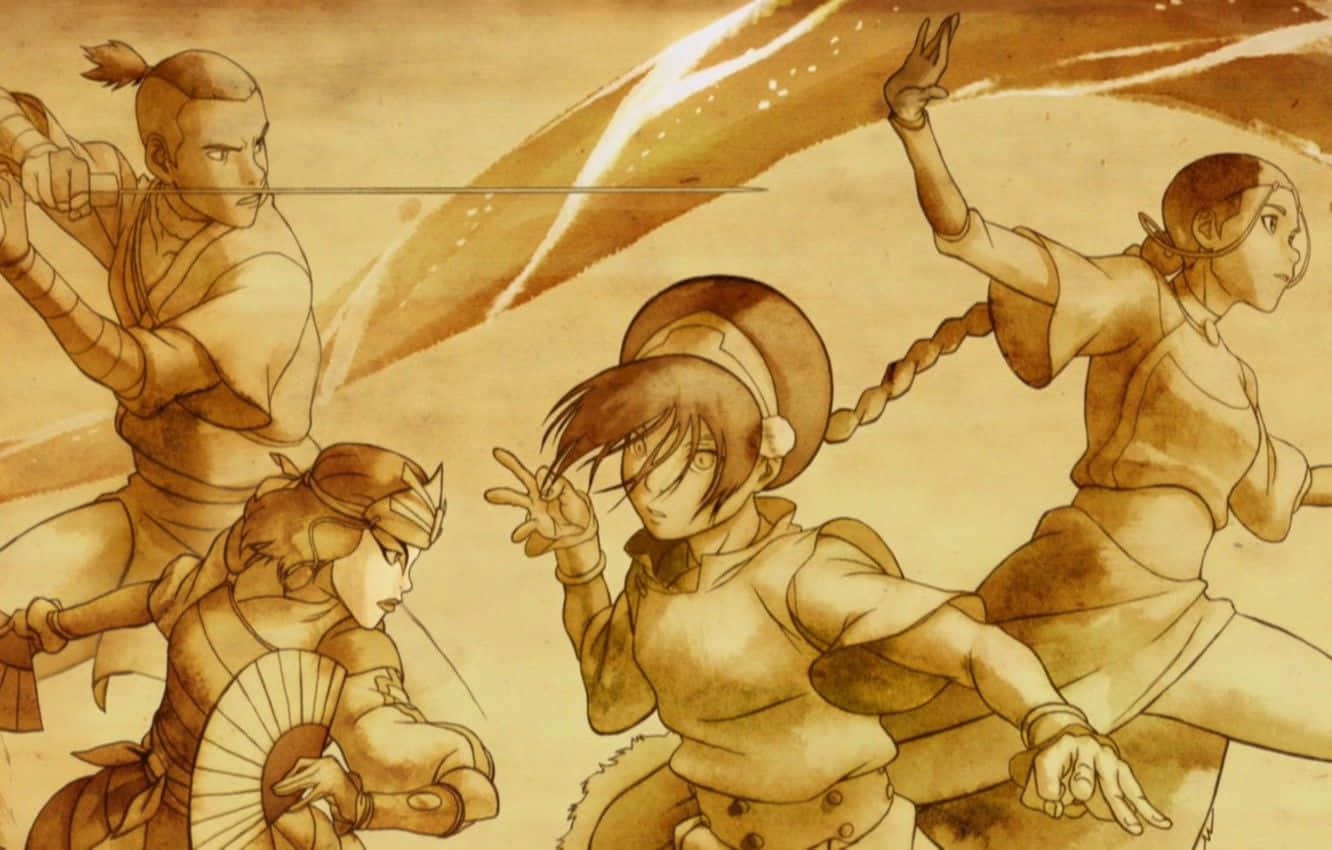 an airbender learning earthbending - by Divya Venn