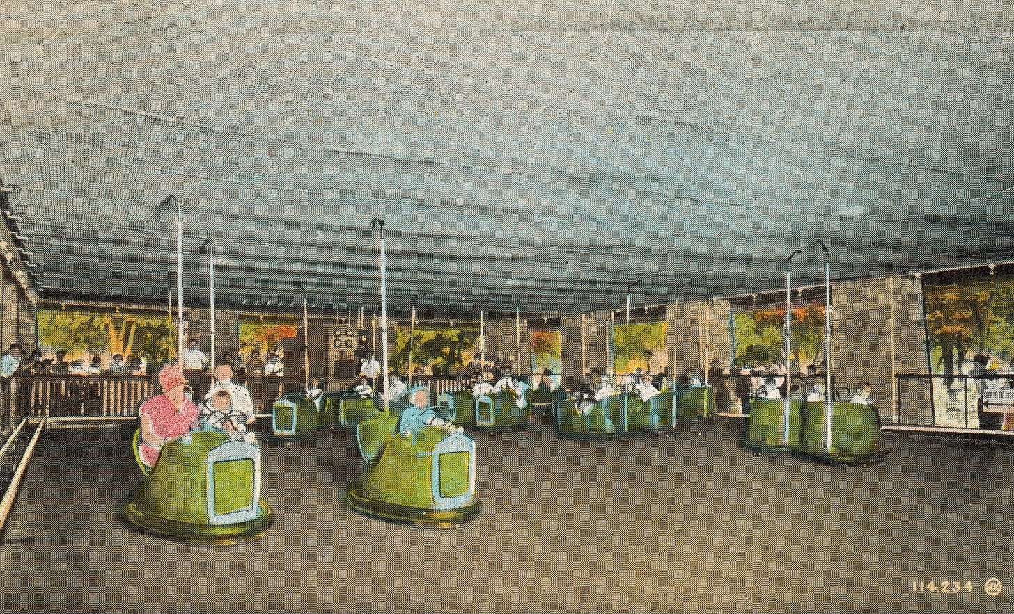 Early example of Dodgem bumper cars