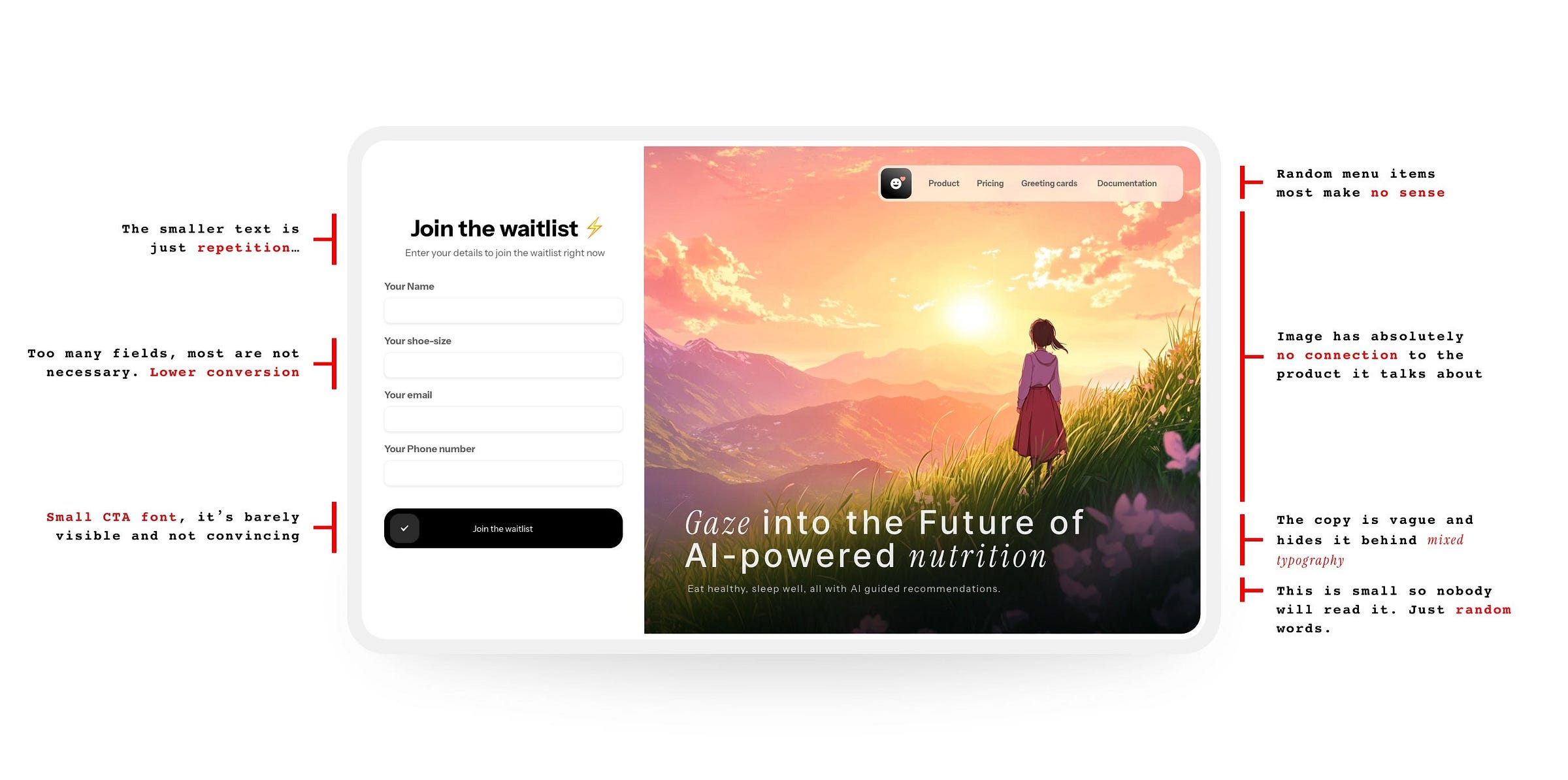 Analysed and annotated popular UI design style
