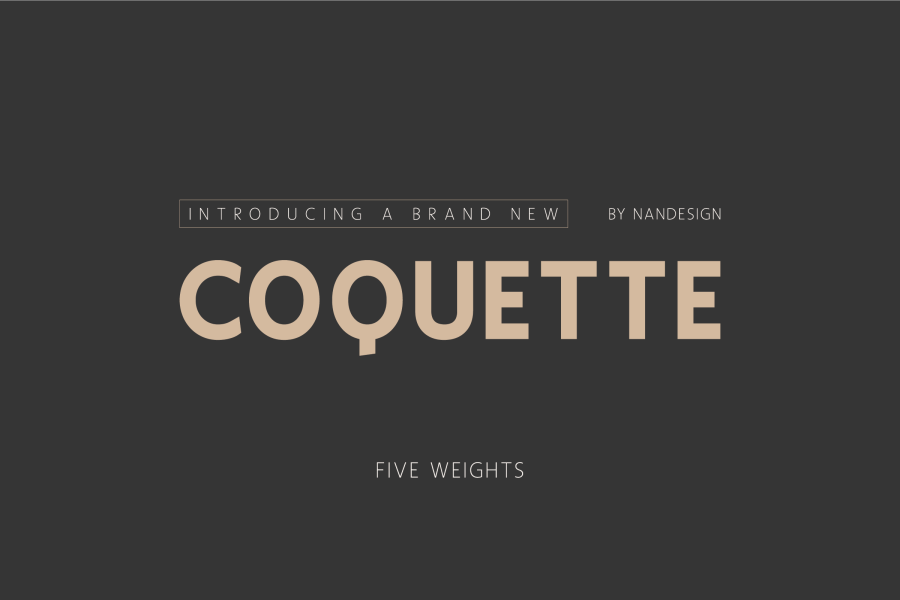 Coquette Sans Serif Font Family