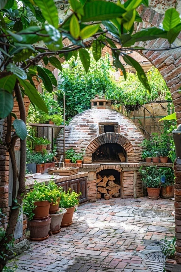stacked pots