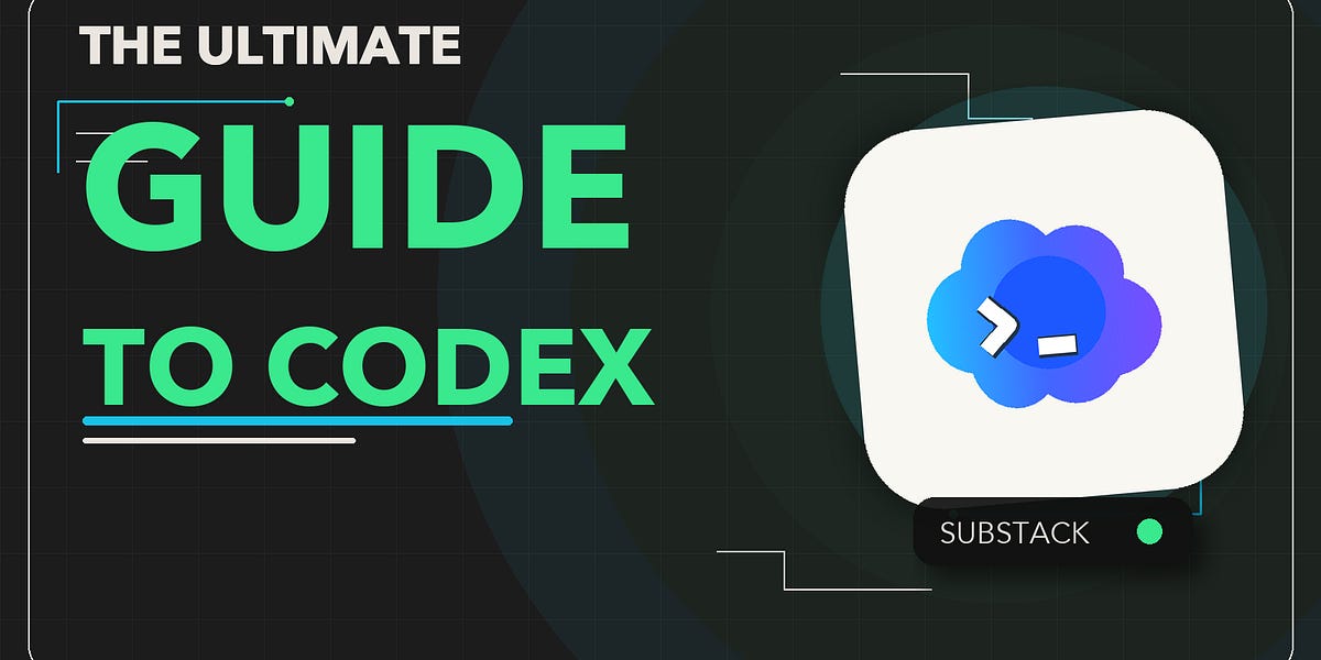 Grab my Ultimate Guide to Codex and catch up to the 1 in 1,600 people using it every week (mostly no code!))