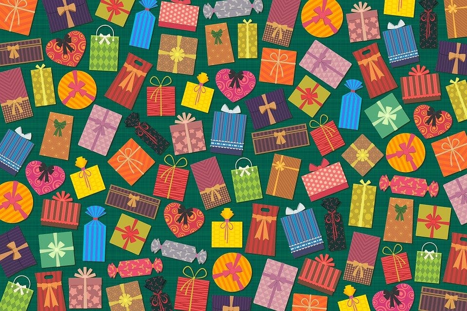 Presents, Gifts, Colorful, Boxes, Packages