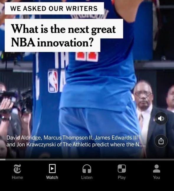 El NYT ya no es solo texto: así se convierte en plataforma multipropósito con el video vertical como protagonista