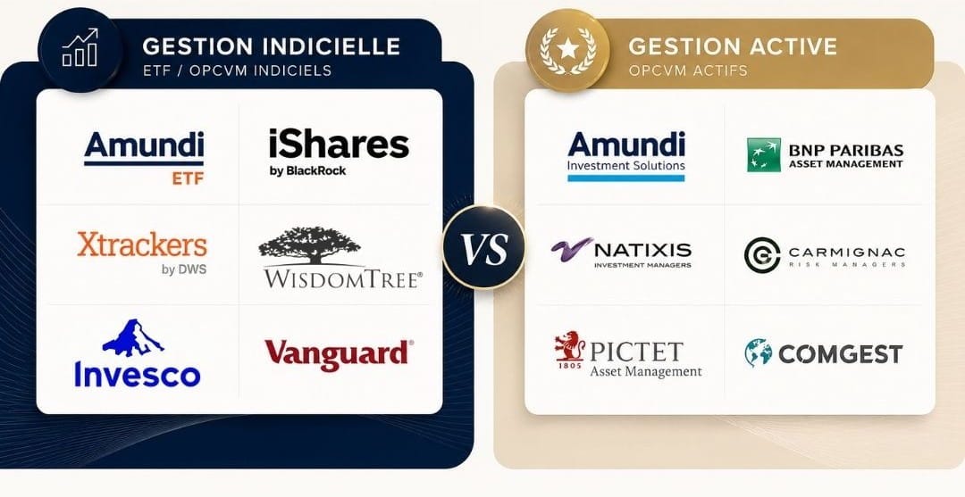 gestion passive active etf opcvm sociétés de gestion gestion passive active etf opcvm sociétés de gestion