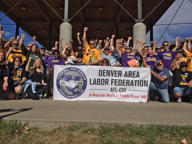 Workers at a union rally (Credit: American Federation of Government Employees)
